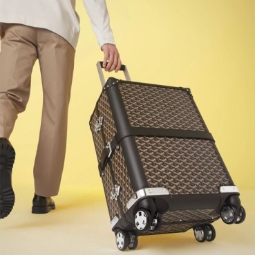 고야드 남/녀 블랙 캐리어 - Goyard Unisex Black Suitcase 