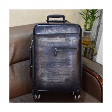 [벨루티] Berluti Custom Nino Gm Leather Carrier,20in - 벨루티 커스텀급 니노 지엠  레더 캐리어, 20in, BLTB0001,블랙