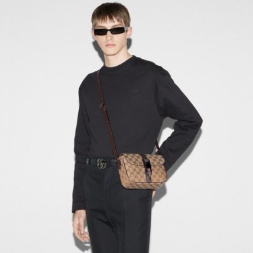 구찌 남성 GG 카메라 백 - Gucci Mens GG Camera Bag 
