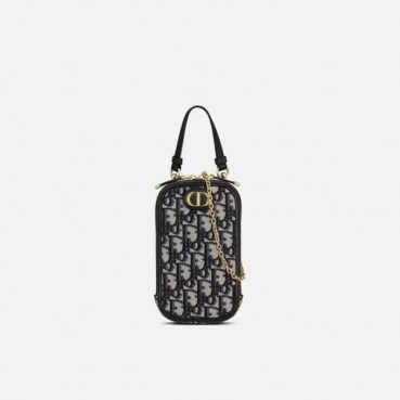 디올 여성 네이비 몽테뉴 폰백 - Dior Womens Navy Phone Bag 