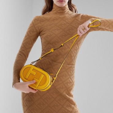 펜디 여성 옐로우 카메라 백 - Fendi Womens Yellow Camera Bag 