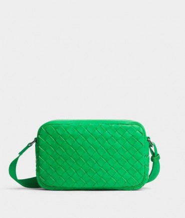 보테가베네타 남성 그린 카메라백 - Bottega Veneta Mens Green Camera Bag 