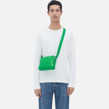 보테가베네타 남성 그린 카메라백 - Bottega Veneta Mens Green Camera Bag 