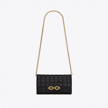 입생로랑 여성 블랙 폰백 - Saint Laurent Womens Black Phone Bag 