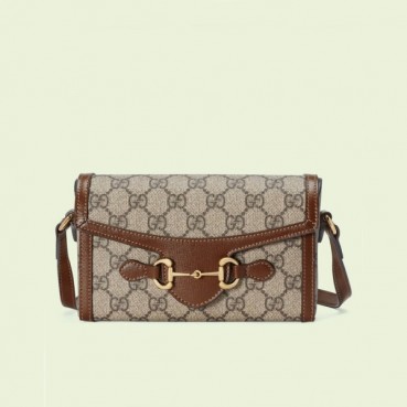 구찌 여성 브라운 미니 홀스빗 폰백 - Gucci Womens Brown Mini Bag 