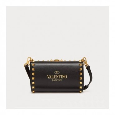 발렌티노 여성 블랙 폰백 - Valentino Womens Black Phone Bag 