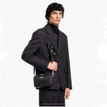 프라다 남성 블랙 카메라백 - Prada Mens Black Camera Bag 