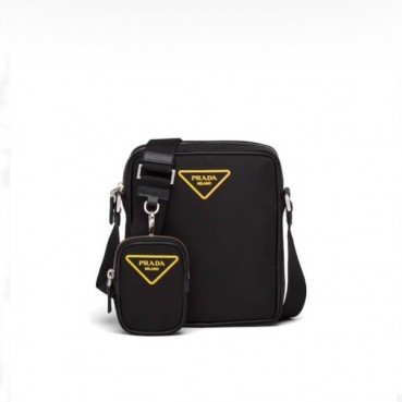 프라다 남성 블랙 카메라백 - Prada Mens Black Camera Bag 