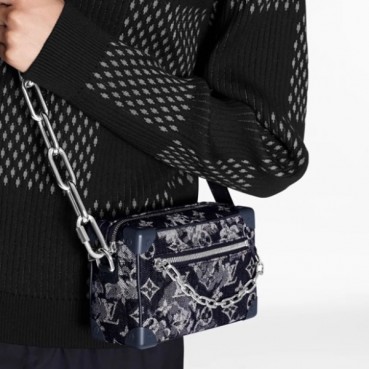 루이비통 남성 블랙 카메라백 - Louis vuitton Mens Black Camera Bag 