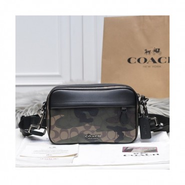 Coach 2020 Mens Camera Shoulder Bag,24cm - 코치 2020 남성용 카메라 숄더백 COAB0239,24cm,카키