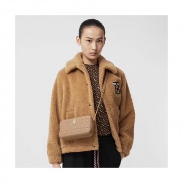 Burberry 2020 Leather Camera Chain Shoulder Bag ,23cm  - 버버리 2020 여성용 레더 카메라 체인 숄더백 ,BURB0465,23cm, 카멜베이지