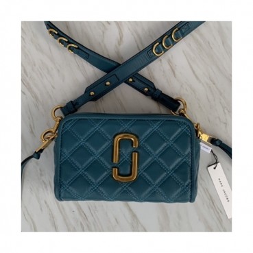 Mark Jacobs 2019 Leather Women Camera Shoulder Bag,21cm - 마크제이콥스 2019 레더 여성용 카메라 숄더백,MJB0146,21cm,블루