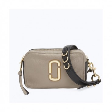 Mark Jacobs 2019 Leather Women Camera Shoulder Bag,21cm - 마크제이콥스 2019 레더 여성용 카메라 숄더백,MJB0143,21cm,그레이