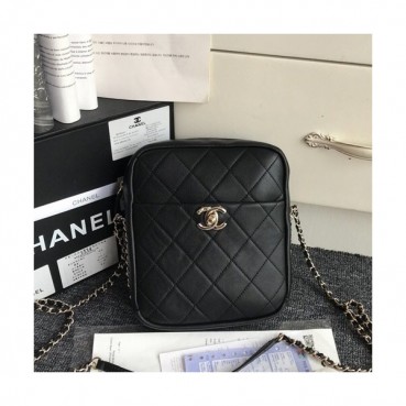 Chanel 2019  Women Camera Shoulder Bag,20CM - 샤넬 2019 여성용 카메라 숄더백 ,CHAB1154,20CM,블랙