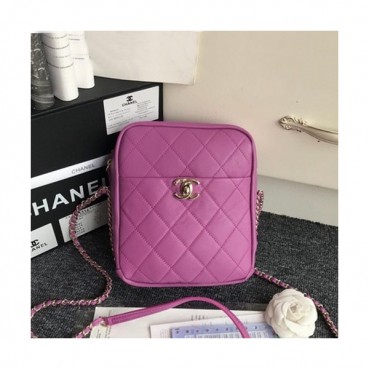 Chanel 2019  Women Camera Shoulder Bag,20CM - 샤넬 2019 여성용 카메라 숄더백 ,CHAB1152,20CM,퍼플