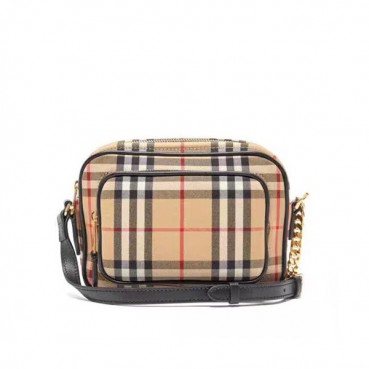 Burberry 2019 Vintage Check Camera Shoulder Bag,19.5cm - 버버리 2019 빈티지 체크 여성용 카메라 숄더백,BURB0359,19.5cm,베이지