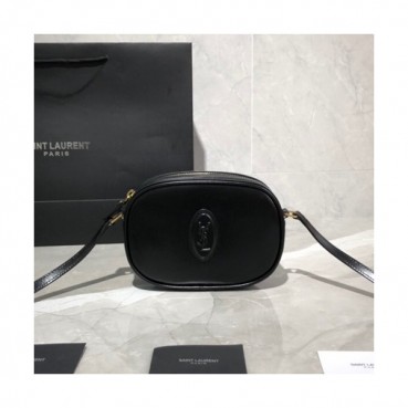 Saint Laurent 2019 Women LE 61 Camera  Shoulder Cross Bag,19CM - 입생로랑 2019 여성용 LE 61 카메라 숄더 크로스백 582673, SLB0441, 19CM,블랙