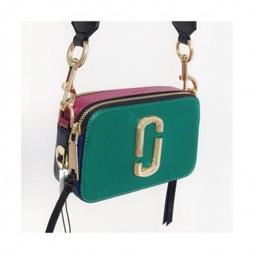 Mark Jacobs 2019 Leather Women Camera Shoulder Bag,18cm - 마크제이콥스 2019 레더 여성용 카메라 숄더백,MJB0126,18cm,그린