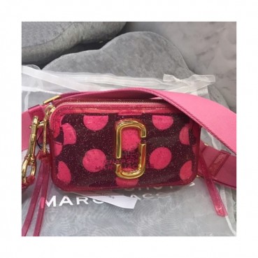 Mark Jacobs 2019 PVC Women Camera Shoulder Bag,19cm - 마크제이콥스 2019 PVC 여성용 카메라 숄더백,MJB0120,19cm,핑크