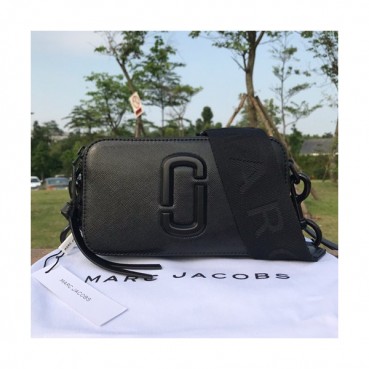 Mark Jacobs 2019 Leather Women Camera Shoulder Bag,19cm - 마크제이콥스 2019 레더 여성용 카메라 숄더백,MJB0104,19cm,블랙