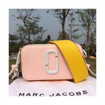 Mark Jacobs 2019 Leather Women Camera Shoulder Bag,19cm - 마크제이콥스 2019 레더 여성용 카메라 숄더백,MJB0100,19cm,연핑크