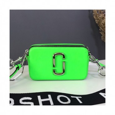 Mark Jacobs 2019 Leather Women Camera Shoulder Bag,18cm - 마크제이콥스 2019 레더 여성용 카메라 숄더백,MJB0097,18cm,라이트그린
