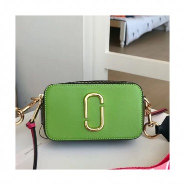 Mark Jacobs 2019 Leather Women Camera Shoulder Bag,18cm - 마크제이콥스 2019 레더 여성용 카메라 숄더백,MJB0094,18cm,그린