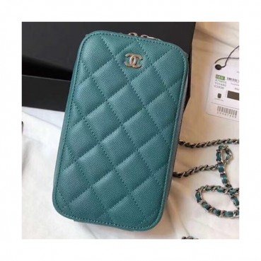 Chanel Women Phone Bag,10CM - 샤넬 여성용 휴대폰 백, CHAB0225,10CM,블루