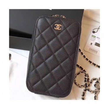 Chanel Women Phone Bag,10CM - 샤넬 여성용 휴대폰 백, CHAB0223,10CM,블랙