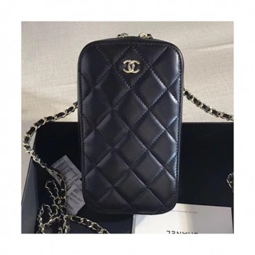 Chanel Women Phone Bag,10CM - 샤넬 여성용 휴대폰 백, CHAB0221,10CM,블랙