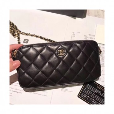 Chanel Women Phone Bag,19CM - 샤넬 여성용 휴대폰 백,CHAB0117,19CM,블랙