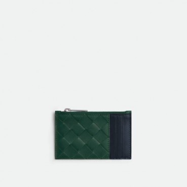 보테가베네타 남성 그린 카드 지갑 - Bottega Veneta Mens Green Card Case 