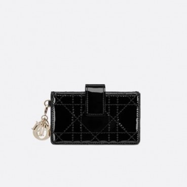 매장판 디올 여성 블랙 카드 지갑 - Dior Womens Black Jasmine Wallet 
