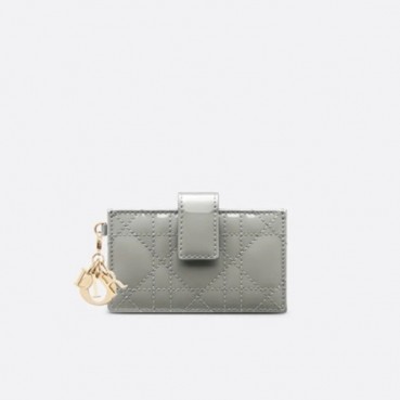 디올 여성 그레이 카드 지갑 - Dior Womens Gray Jasmine Wallet 