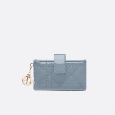 디올 여성 블루 카드 지갑 - Dior Womens Blue Jasmine Wallet 