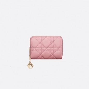디올 여성 핑크 카드 지갑 - Dior Womens Pink Card Wallet 