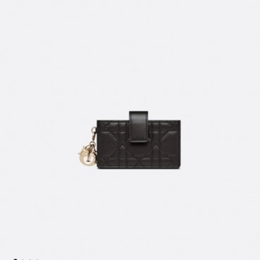디올 여성 블랙 카드 지갑 - Dior Womens Black Card Wallet 