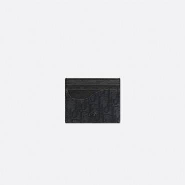 디올 남성 블랙 카드 지갑 - Dior Mens Black Card Wallets 