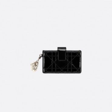 디올 여성 블랙 카드 지갑 - Dior Womens Black Card Wallets 