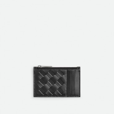 보테가베네타 남성 블랙 카드 지갑 - Bottega Veneta Mens Black Card Case 