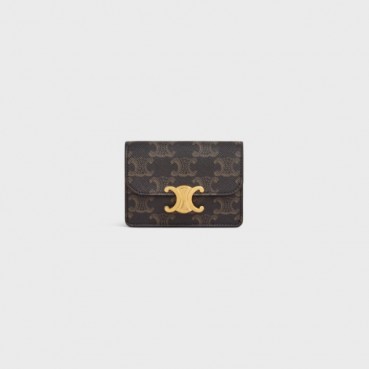 셀린느 여성 브라운 카드 지갑 - Celine Womens Brown Card Wallets 