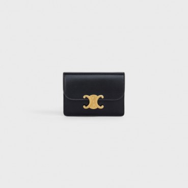 셀린느 여성 블랙 카드 지갑 - Celine Womens Black Card Wallets 