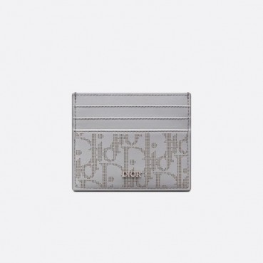 디올 남성 그레이 카드 지갑 - Dior Mens Gray Wallets 