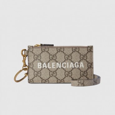 발렌시아가 남/녀 베이지 카드 케이스 - Balenciga Unisex Beige Card Case 