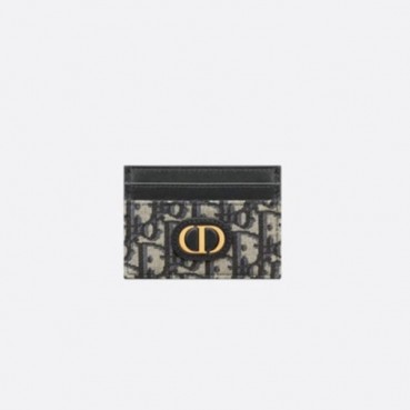 디올 여성 오블리크 카드 지갑 - Dior Womens Navy Card Wallets 