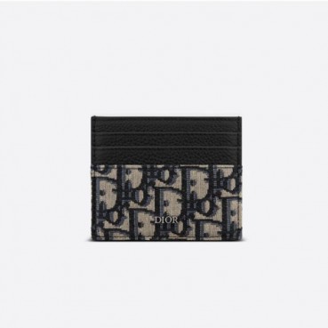 디올 남성 네이비 카드 지갑 - Dior Mens Navy Card Wallets 