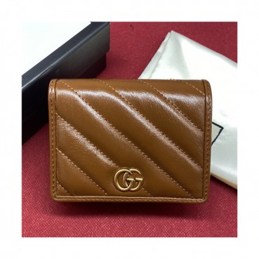 Gucci 2021 Women's Leather Card Purse,11cm,GUW0196 - 구찌 2021 여성용 레더 카드퍼스,11cm,카멜