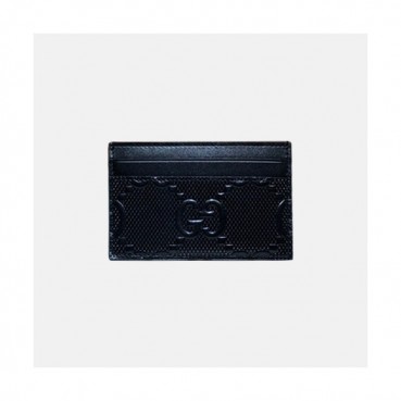 Gucci 2020 Leather Card Purse 625564 - 구찌 2020 남여공용 레더 카드 퍼스 GUW0165.블랙