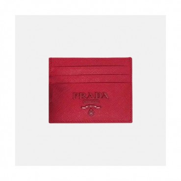 Prada 2020 Saffiano Card Purse 1MC025 - 프라다 2020 사피아노 여성용 카드 퍼스 PRAW0178,11.2CM.레드