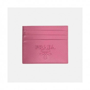 Prada 2020 Saffiano Card Purse 1MC025 - 프라다 2020 사피아노 여성용 카드 퍼스 PRAW0176,11.2CM.핑크